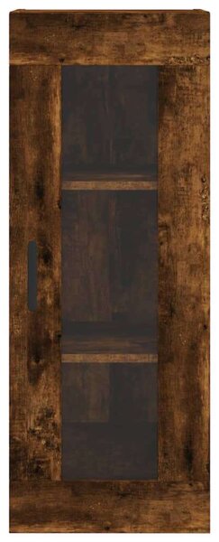 VidaXL Füstös Tölgy Magasszekrény - 34,5x34x180 cm