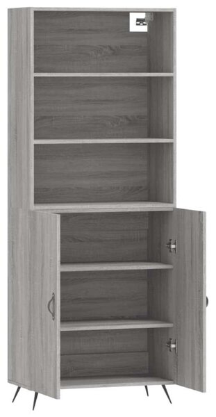 VidaXL szürke sonoma szerelt fa magasszekrény 69,5 x 34 x 180 cm