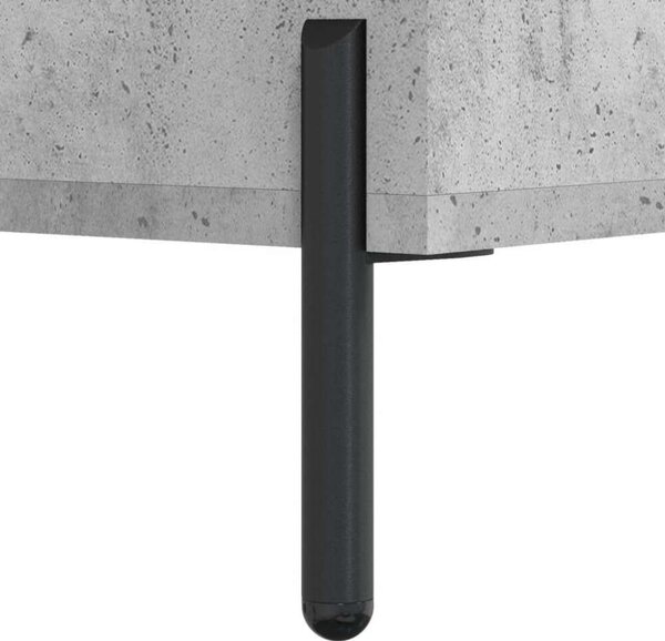 VidaXL Beton Szürke 3 Fiókos Tálalószekrény - 69,5x34x90 cm