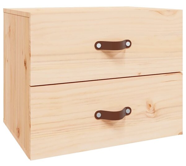 VidaXL Fenyőfa Éjjeliszekrény Pár - 2 db - 50x36x40 cm