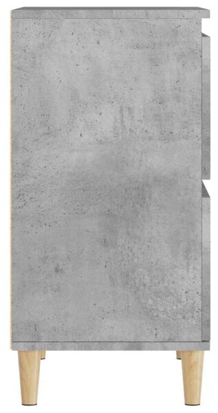 VidaXL Tálalószekrény Szett - Betonszürke - 2 db - 60x35x70 cm