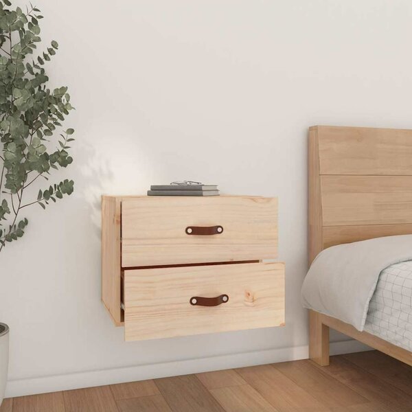 VidaXL Fenyőfa Éjjeliszekrény Pár - 2 db - 50x36x40 cm