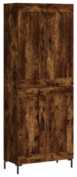 VidaXL füstös tölgy színű szerelt fa magasszekrény 69,5 x 34 x 180 cm