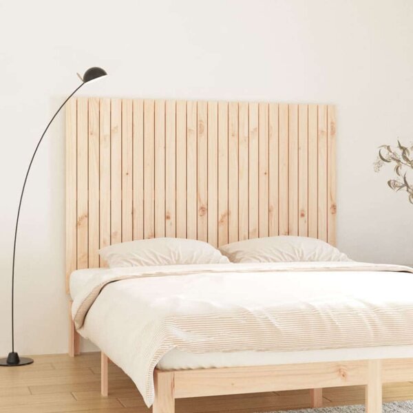 VidaXL tömör fenyőfa fali fejtámla 166 x 3 x 110 cm