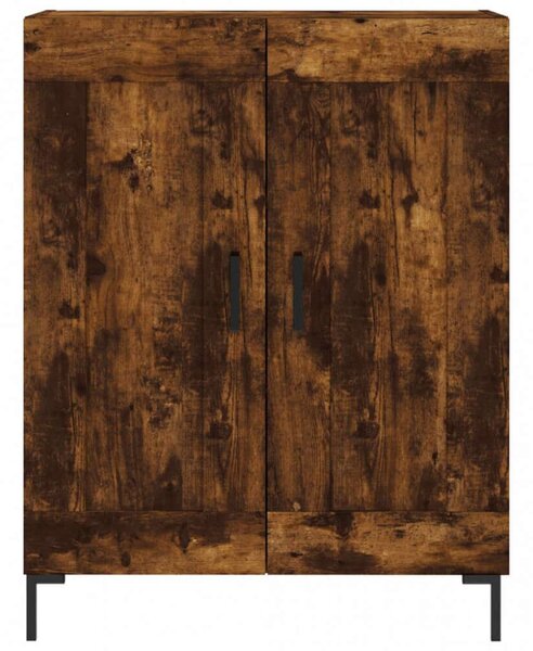 VidaXL füstös tölgy színű szerelt fa magasszekrény 69,5 x 34 x 180 cm