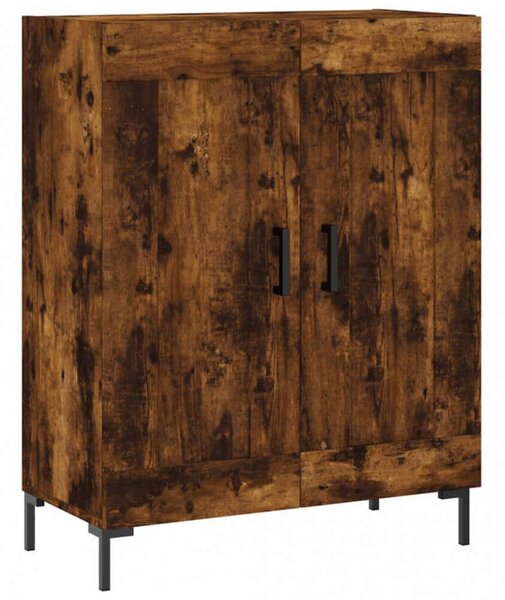 VidaXL füstös tölgy színű szerelt fa magasszekrény 69,5 x 34 x 180 cm