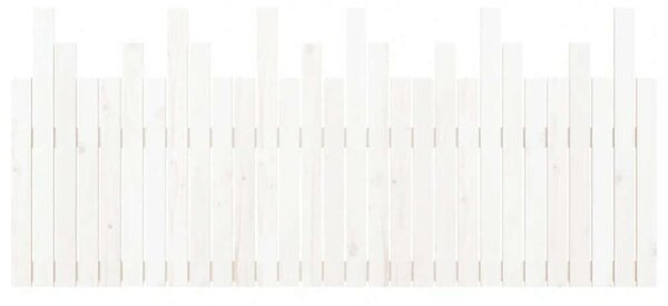 VidaXL fehér tömör fenyőfa fali fejtámla 185 x 3 x 80 cm