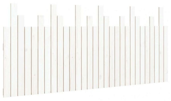 VidaXL fehér tömör fenyőfa fali fejtámla 185 x 3 x 80 cm