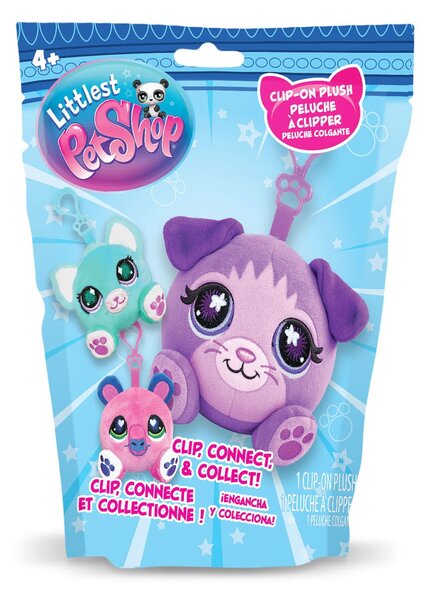 Sinsay - Littlest Pet Shop – plüss clip-on kulcstartó meglepetés tasakban - többszínű