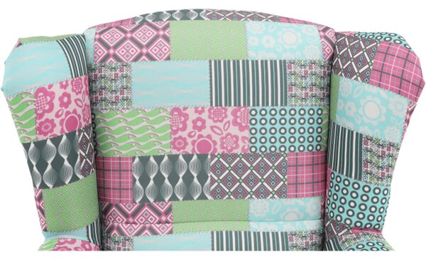 Fotel Charlie patchwork M1