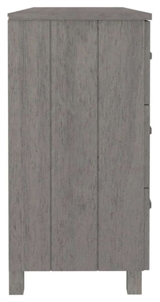 VidaXL HAMAR Tálalószekrény - 6 Fiók - Szürke - 113x40x80cm