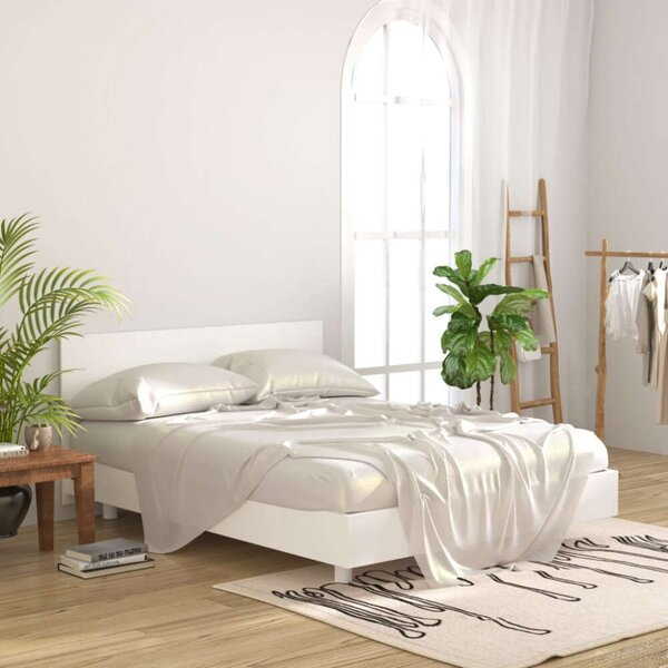VidaXL Fehér Fa Ágyfejtámla - 160x80 cm