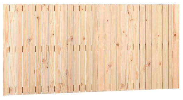 VidaXL tömör fenyőfa fali fejtámla 185x3x90 cm