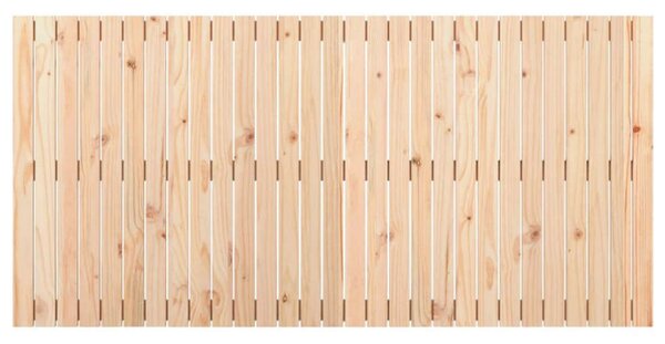VidaXL tömör fenyőfa fali fejtámla 185x3x90 cm