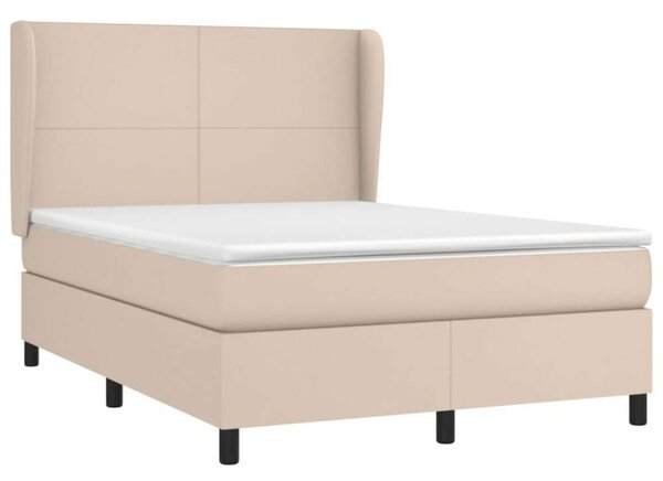 VidaXL Cappuccino Ágy Matraccal - 140x190 cm