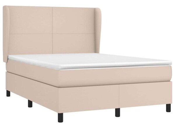 VidaXL Cappuccino Ágy Matraccal - 140x190 cm