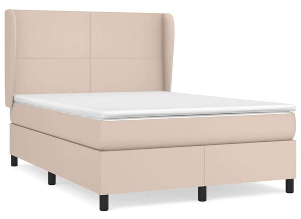 VidaXL Cappuccino Ágy Matraccal - 140x190 cm