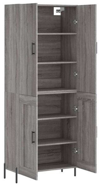 VidaXL szürke sonoma szerelt fa magasszekrény 69,5 x 34 x 180 cm