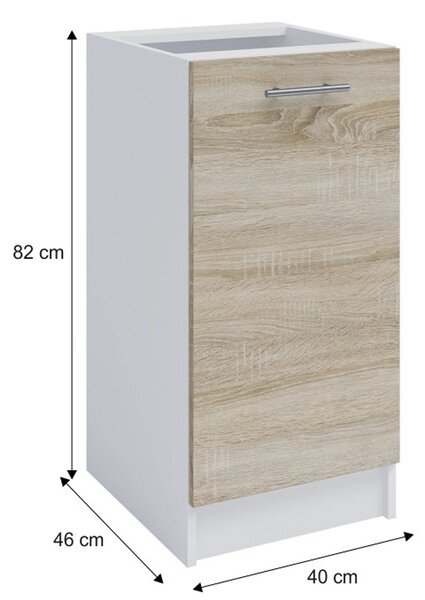 Alsó konyhaszekrény S40 Flor
