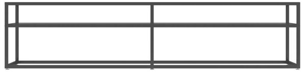 VidaXL Fekete Üveg TV Szekrény - 180 cm