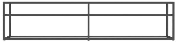 VidaXL Fekete Üveg TV Szekrény - 180 cm