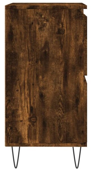 VidaXL Fa Tálalószekrény - 2 db - Füstös Tölgy - 120x35x70cm