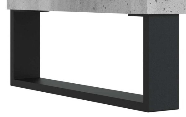 VidaXL Dohányzóasztal - Betonszürke - 104x60x35 cm