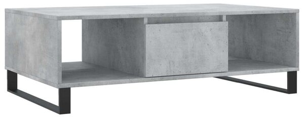 VidaXL Dohányzóasztal - Betonszürke - 104x60x35 cm