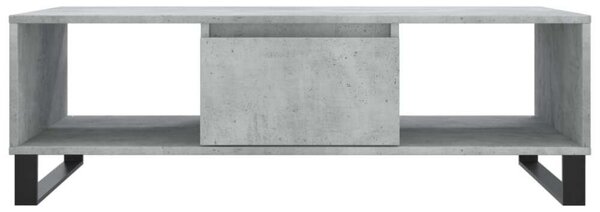 VidaXL Dohányzóasztal - Betonszürke - 104x60x35 cm