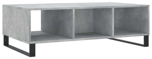 VidaXL Dohányzóasztal - Betonszürke - 104x60x35 cm