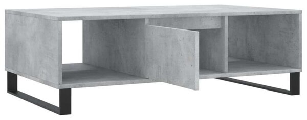 VidaXL Dohányzóasztal - Betonszürke - 104x60x35 cm