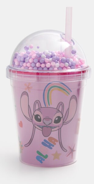 Sinsay - Pohár fedéllel és szívószállal Lilo & Stitch - többszínű