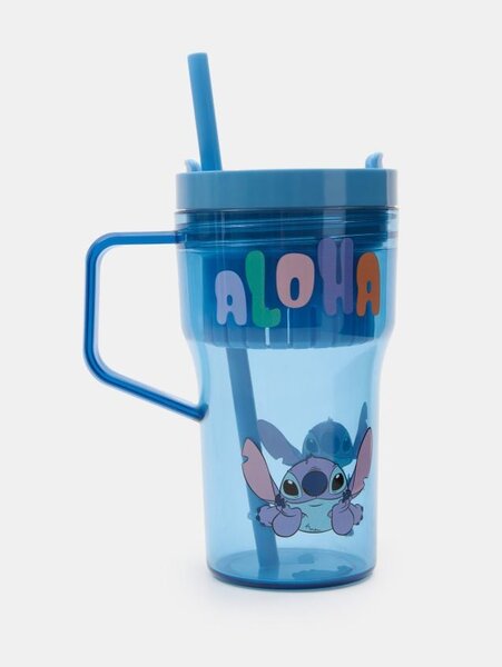 Sinsay - Pohár fedéllel és szívószállal Lilo & Stitch - többszínű