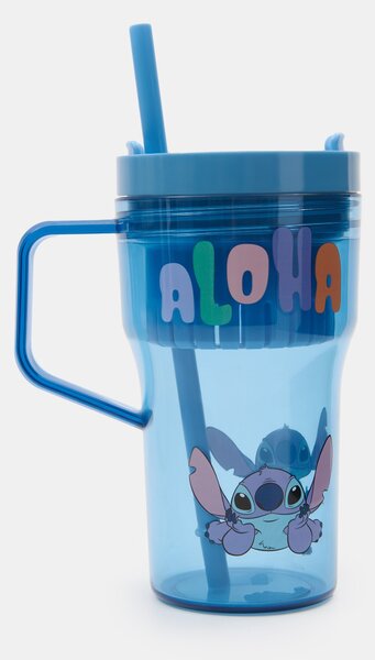 Sinsay - Pohár fedéllel és szívószállal Lilo & Stitch - többszínű