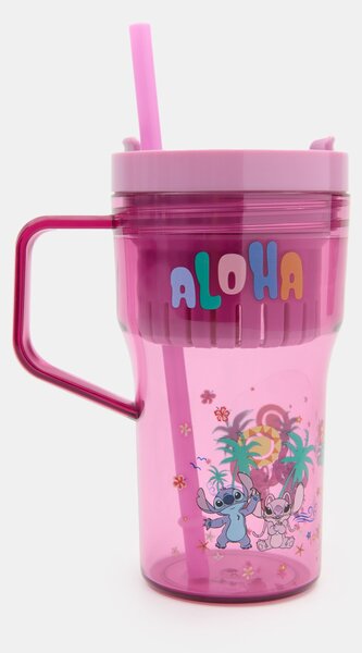Sinsay - Pohár fedéllel és szívószállal Lilo & Stitch - többszínű