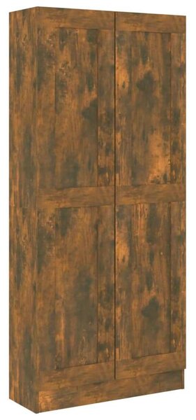 VidaXL Fürdőszobaszekrény - Füstös Tölgy - 82,5x30,5x185,5 cm