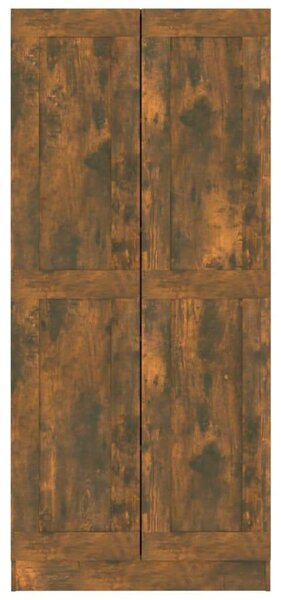 VidaXL Fürdőszobaszekrény - Füstös Tölgy - 82,5x30,5x185,5 cm