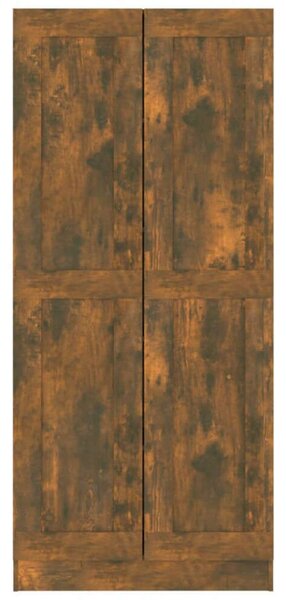 VidaXL Fürdőszobaszekrény - Füstös Tölgy - 82,5x30,5x185,5 cm