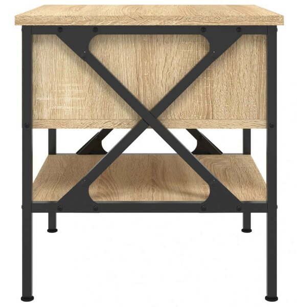 VidaXL Ipari Éjjeliszekrény Szett - Sonoma Tölgyfa - 2 db - 40x42x45 cm