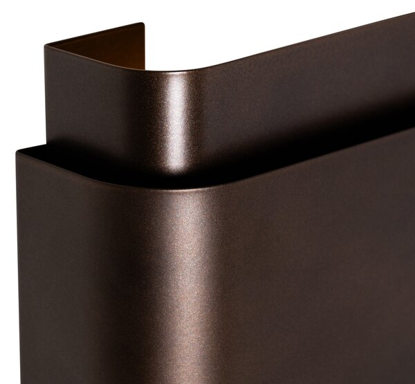 Ipari fali lámpa sötét bronz 2-lámpás - Coen