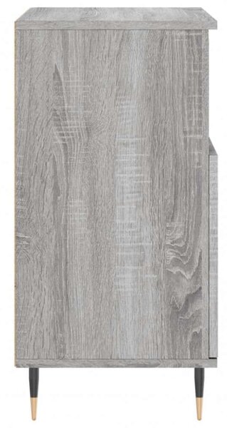 VidaXL Sonoma Szürke Fa Tálalószekrény 2 db - 120x35x70 cm