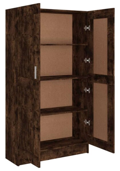VidaXL Könyvszekrény - Füstös Tölgy - 82,5x30,5x150 cm