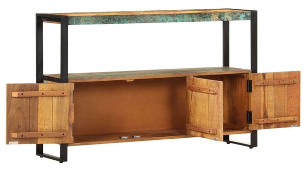 VidaXL tömör újrahasznosított fa tálalószekrény 120 x 30 x 75 cm