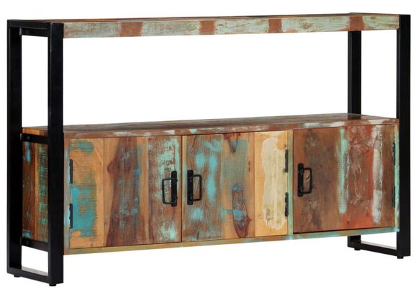 VidaXL tömör újrahasznosított fa tálalószekrény 120 x 30 x 75 cm