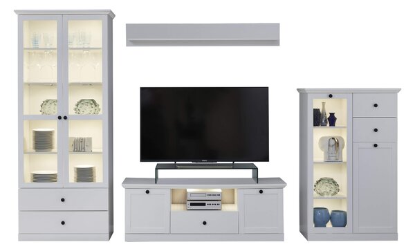 Vitrin Brendon 2W2S (fehér)