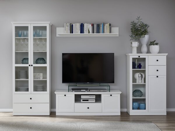 Vitrin Brendon 2W2S (fehér)