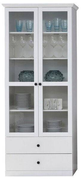 Vitrin Brendon 2W2S (fehér)