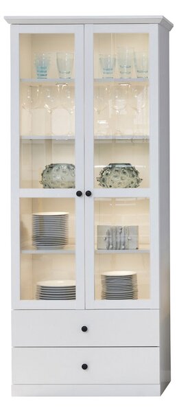 Vitrin Brendon 2W2S (fehér)