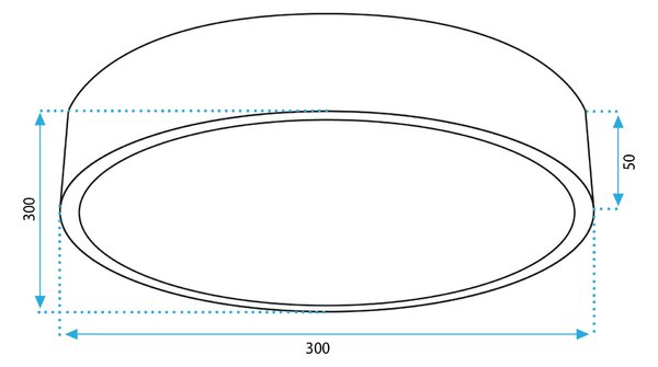 Mennyezeti lámpa APP1404-C 30cm