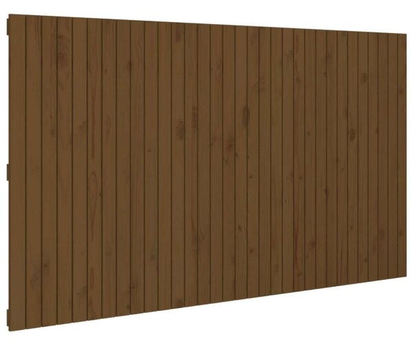 VidaXL Fali Fejtámla - Tömör Fenyőfa - Mézbarna - 204x110 cm